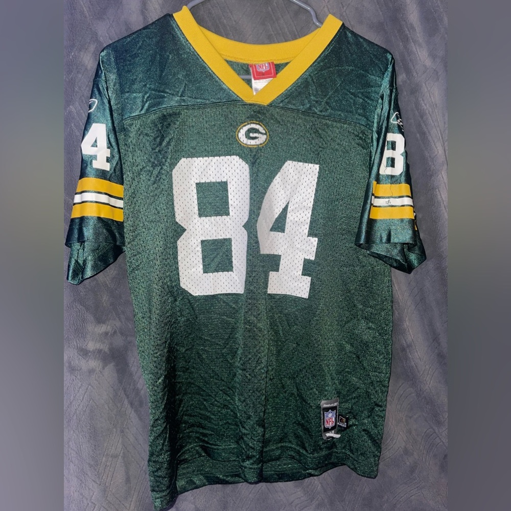 Green Bay Packers Reebok Jersey Youth L/XL #84 Walker Screened Green